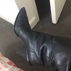 Sigerson Morrison black fold over boots